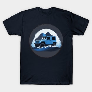 Jeep vehicle dark blue design T-Shirt